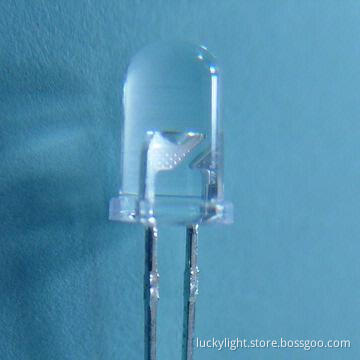 5mm Round Blue LED with 470nm Wavelength